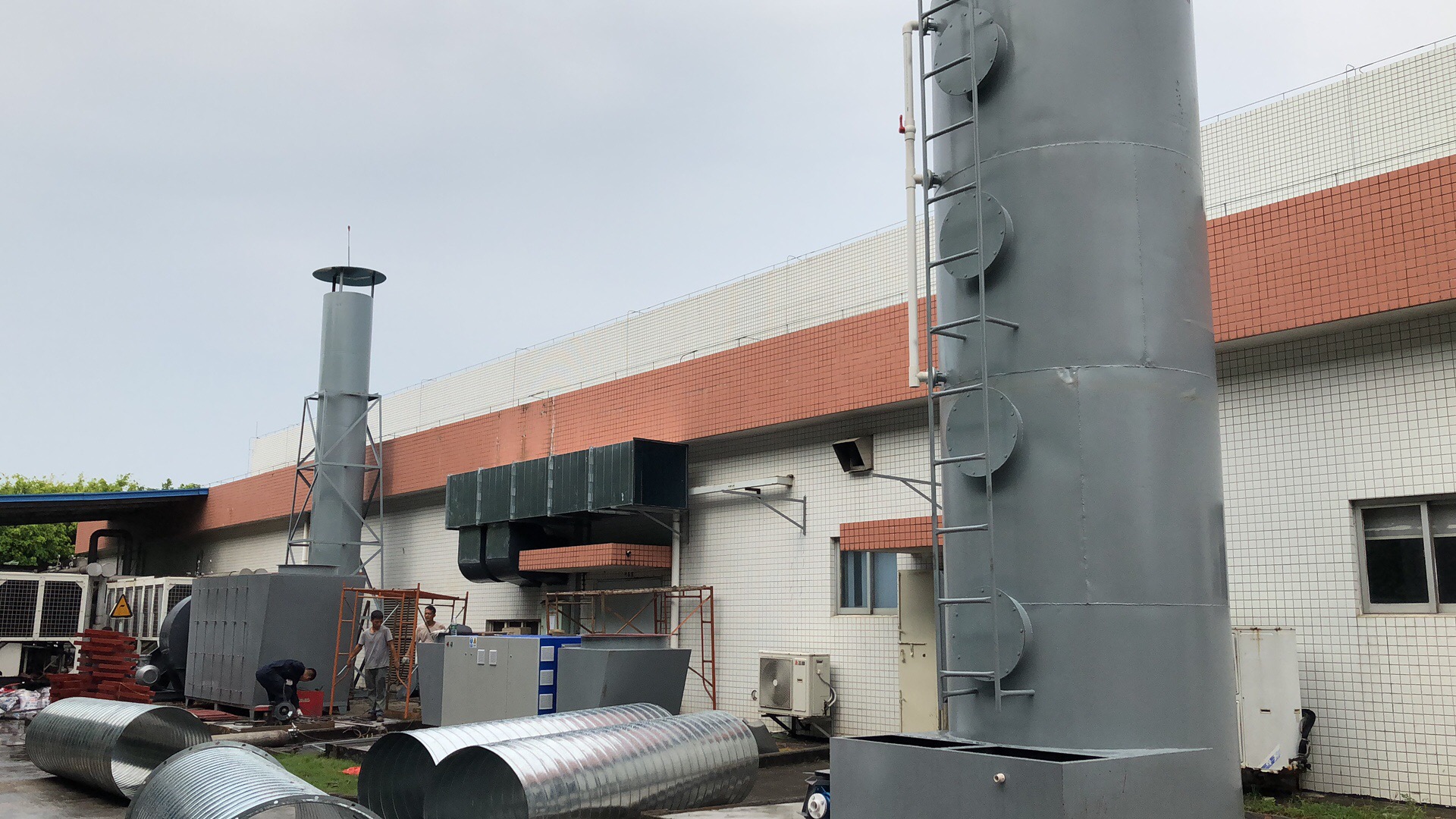東莞歐利生東邦涂料公司VOCS有機廢氣處理工程