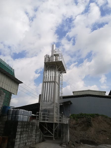 東莞市沙田登峰建材廠6噸生物質鍋爐尾氣處理工程