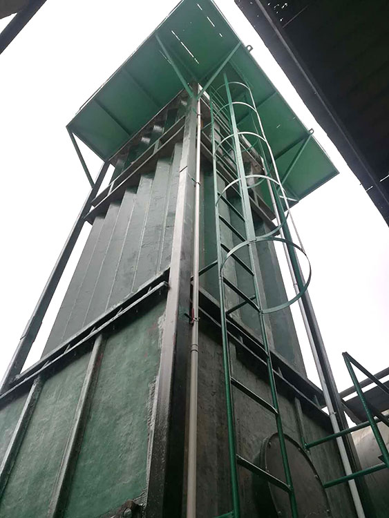清遠金佑環保科技有限公司6噸鍋爐除塵器竣工