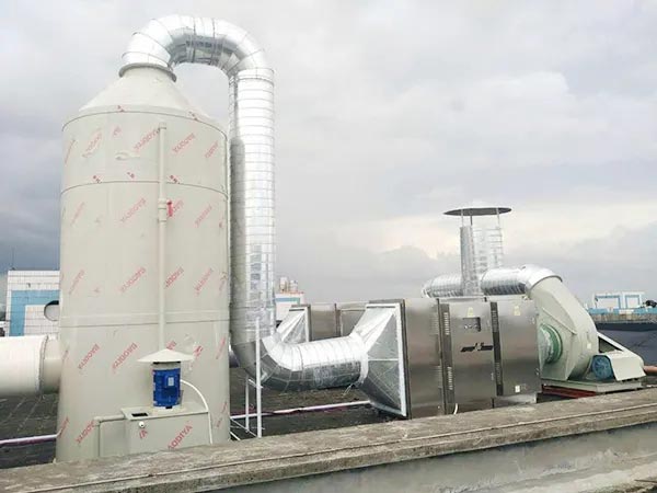 玩具廠注塑車間廢氣治理設備