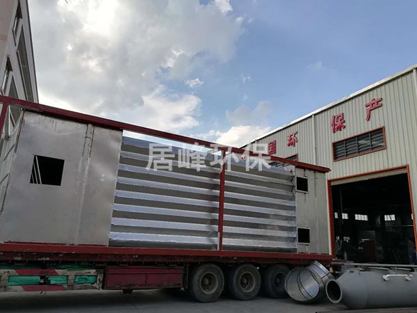 水泥廠回轉窯爐脫硫消白處理