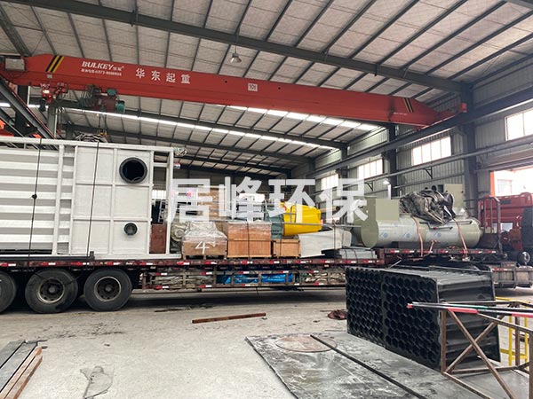 內蒙古某環保科技有限公司工業酸堿溶液存儲罐廢氣處理工程